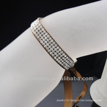 Hot sale fashion Girls Ribbon Rhinestone Bracelet